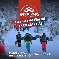 Estamos de Fiesta!! CERRO MARTIAL – Parque del Fin del Mundo